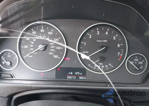 2014 BMW 320I из США, поврежденный, VIN WBA3B1G54ENS78132